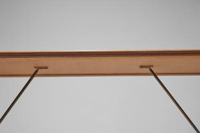 Danish Cabinetmaker Rectangular Exotic Wood Coffee Table Denmark 1960s