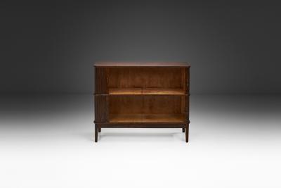 Danish Cabinetmaker Sideboard with Sliding Doors Denmark Mid 20th Century