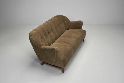 Danish Cabinetmaker Upholstered Sofa Denmark Mid 20th Century