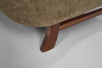 Danish Cabinetmaker Upholstered Sofa Denmark Mid 20th Century