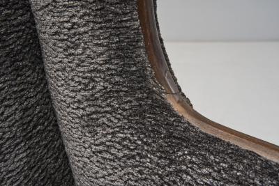 Danish Cabinetmaker Wingback Chair with Beech Frame Denmark ca 1950s