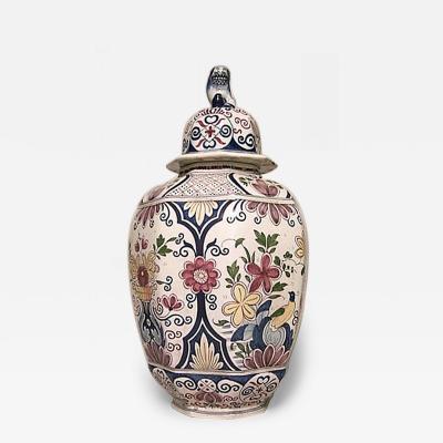 Danish Copenhagen Porcelain Vase with Lid