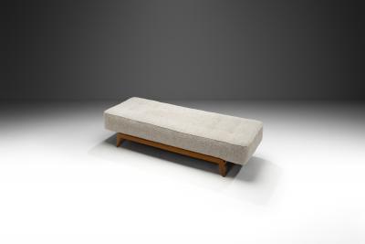 Danish Daybed Upholstered in Boucl Fabric Denmark ca 1970s