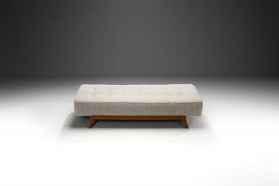 Danish Daybed Upholstered in Boucl Fabric Denmark ca 1970s