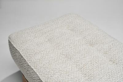 Danish Daybed Upholstered in Boucl Fabric Denmark ca 1970s