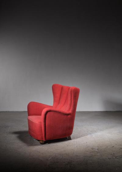 Danish Highback Easy Chair