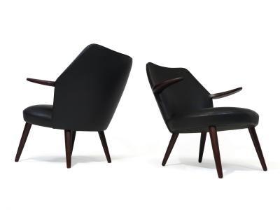 Danish Horn Lounge Chairs