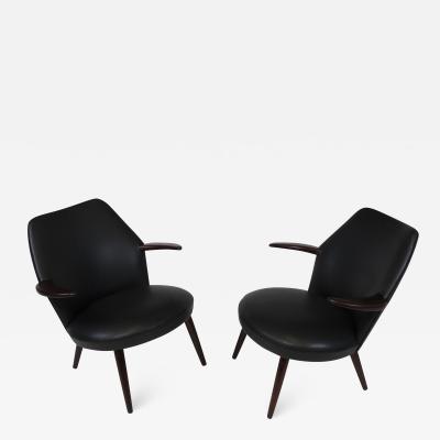Danish Horn Lounge Chairs