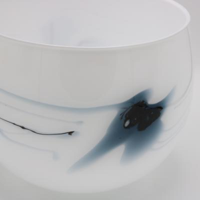 Danish Michael Bang Holmegaard Glass Cache Pot Denmark