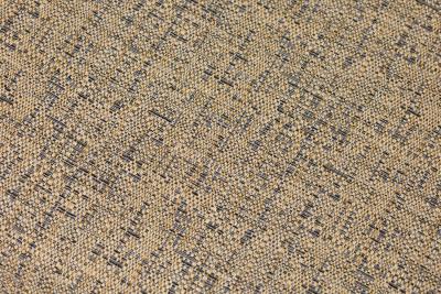 Danish Mid Century Grey and Blue Tweed Upholstered Armchair