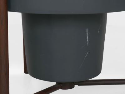 Danish Mid Century Modern Rosewood Cocktail Serving Table w Ice Bucket