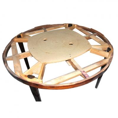 Danish Mid Century Modern Rosewood Revolving Table