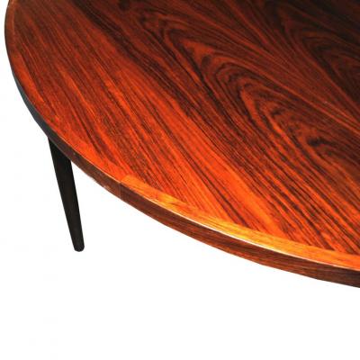 Danish Mid Century Modern Rosewood Revolving Table