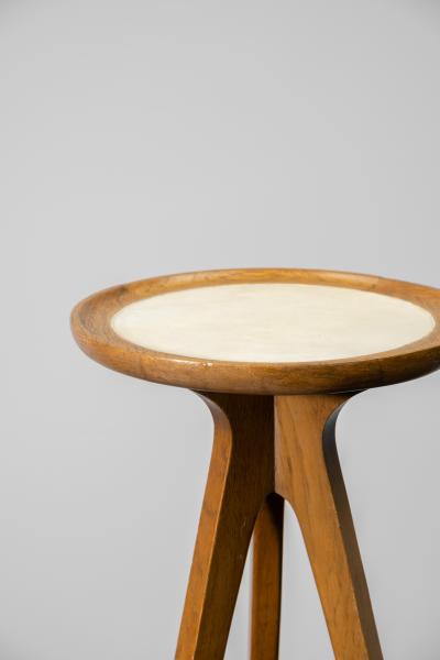 Danish Mid Century Modern Tripod Side Table