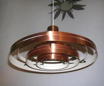 Danish Mid Century Pendant Ceiling Fixture by Lyfa