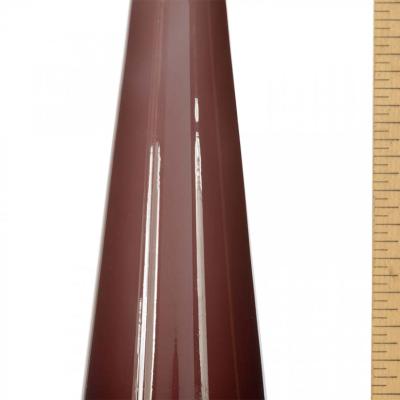 Danish Mid Century Purple Glass Bud Vase