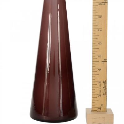 Danish Mid Century Purple Glass Bud Vase