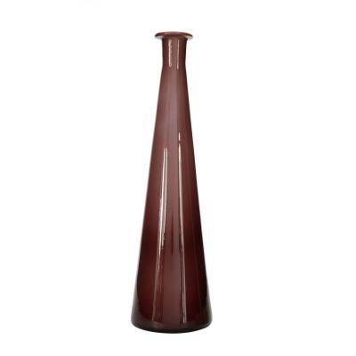 Danish Mid Century Purple Glass Bud Vase