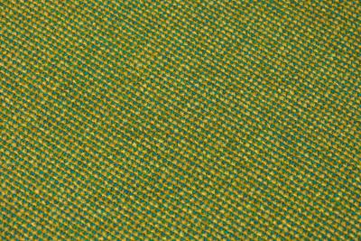Danish Mid Century Style Green Tweed Tufted Armchair