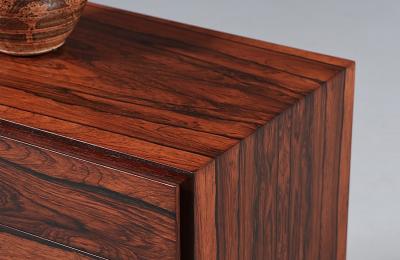 Danish Modern 3 Drawer Rosewood Night Stands