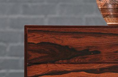 Danish Modern 3 Drawer Rosewood Night Stands