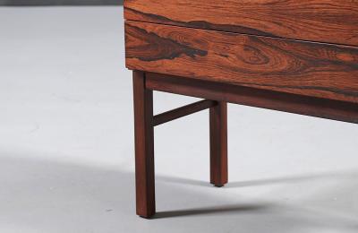 Danish Modern 3 Drawer Rosewood Night Stands