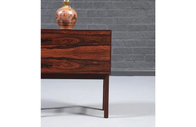 Danish Modern 3 Drawer Rosewood Night Stands