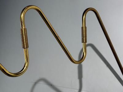 Danish Modern Articulating Wall Light Brass Denmark 1960s