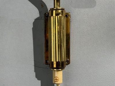 Danish Modern Articulating Wall Light Brass Denmark 1960s