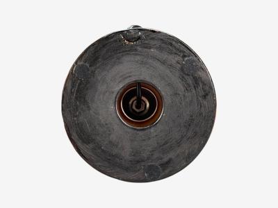 Danish Modern Deep Red Stoneware Table Lamp Denmark 1960s