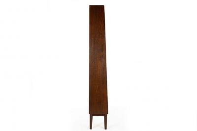 Danish Modern Ebonized Oak Bookcase by Johannes Sorth
