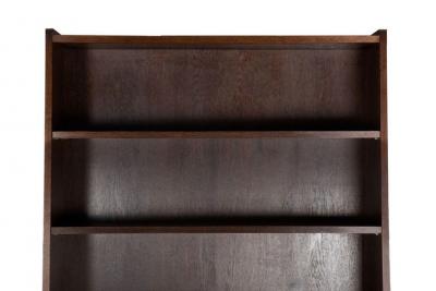 Danish Modern Ebonized Oak Bookcase by Johannes Sorth