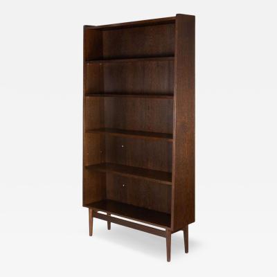 Danish Modern Ebonized Oak Bookcase by Johannes Sorth