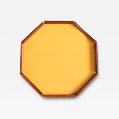 Danish Modern Octagonal Teak Reversible Color Tray