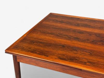 Danish Modern Rosewood Expandable Dining Table Denmark 1960s