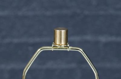 Danish Modern Sculpted Teak Floor Lamp w Linen Cone Shade