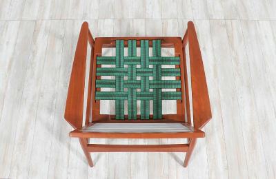 Danish Modern Sculpted Teak Lounge Chair