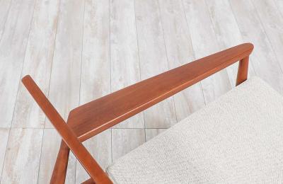 Danish Modern Sculpted Teak Lounge Chair