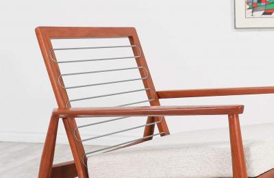 Danish Modern Sculpted Teak Lounge Chair