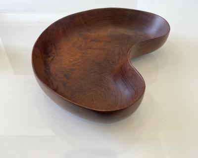 Danish Modern Sculptural Teak Bowl