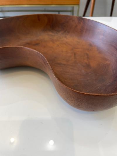 Danish Modern Sculptural Teak Bowl