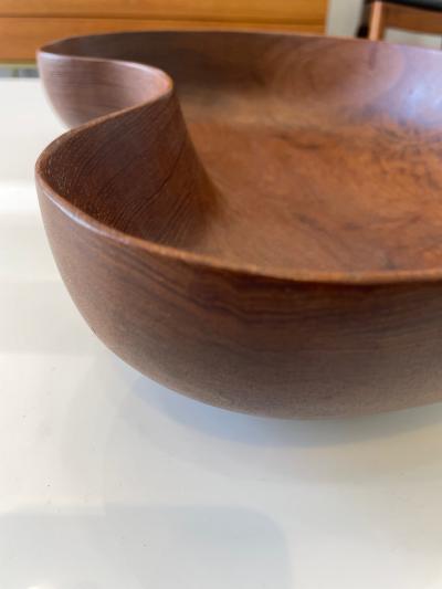 Danish Modern Sculptural Teak Bowl
