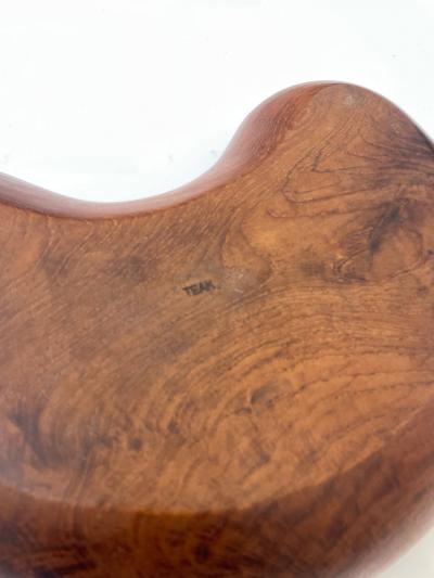 Danish Modern Sculptural Teak Bowl