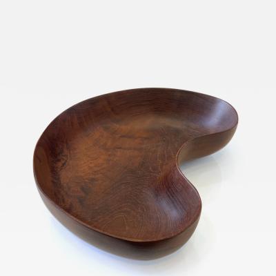 Danish Modern Sculptural Teak Bowl