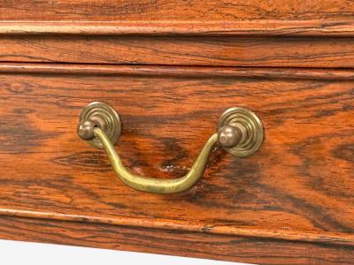 Danish Modern Small Console or Cabinet Rosewood Brass Denmark 1950s