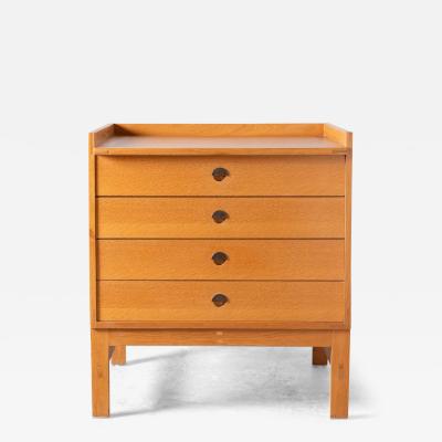 Danish Modern Solid Oak Chest of Drawers By Ilse Rix for Uldum Mobelfabrik