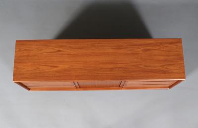 Danish Modern Tambour Door Teak Dresser by Danflex Systems