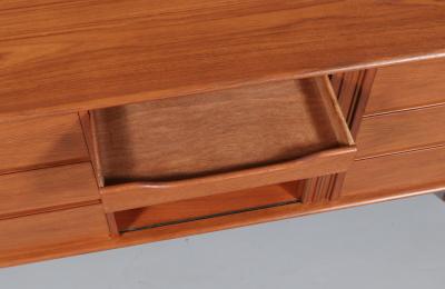 Danish Modern Tambour Door Teak Dresser by Danflex Systems