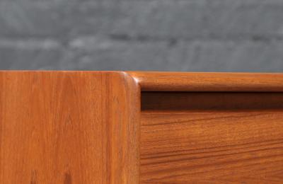 Danish Modern Tambour Door Teak Dresser by Danflex Systems