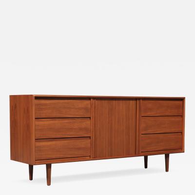 Danish Modern Tambour Door Teak Dresser by Danflex Systems